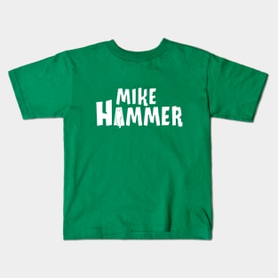 Mike Hammer - 50s Tv Show Logo Kids T-Shirt